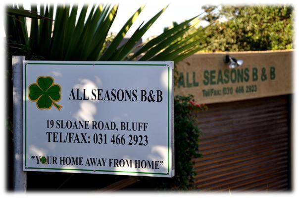 All Seasons B&B Durban Kültér fotó